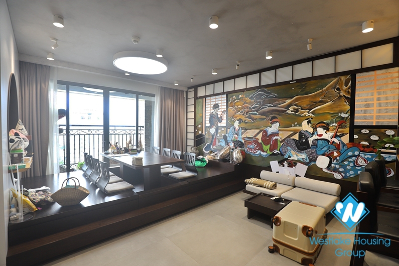 Large size apartment 7 bedrooms for rent at D' Leroi soleil Xuan Dieu.